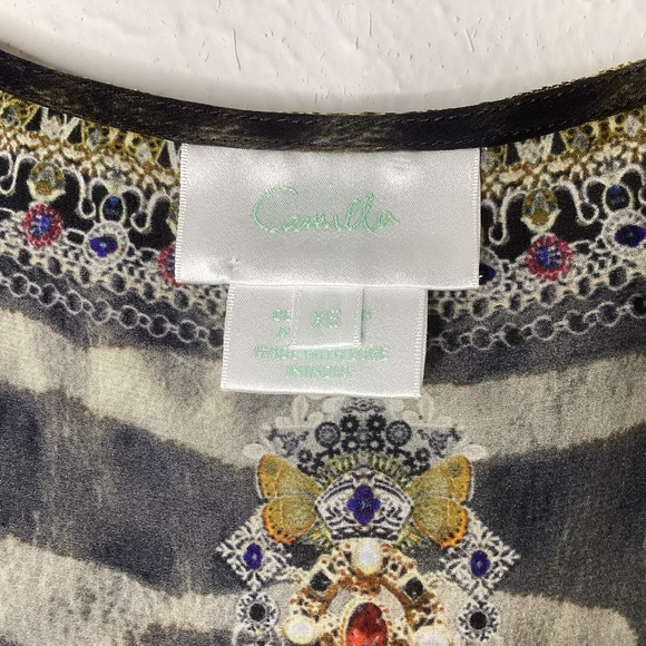 Camilla Treasure Chaser Silk Dress XS - Picture 5 of 12